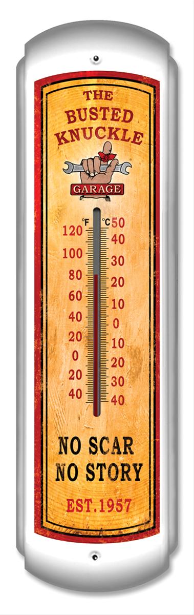 Summit Gifts BKG-70091 Busted Knuckle Garage Thermometer | Summit Racing