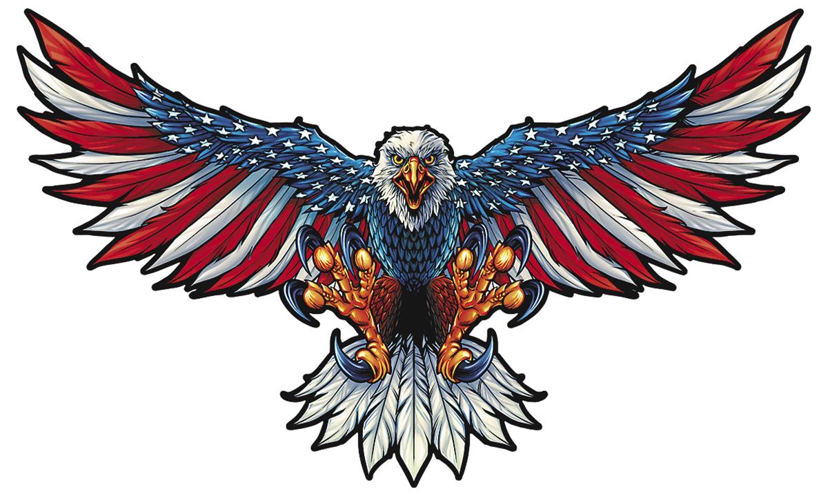 Summit Gifts FLY044 American Flag Eagle Steel Sign | Summit Racing