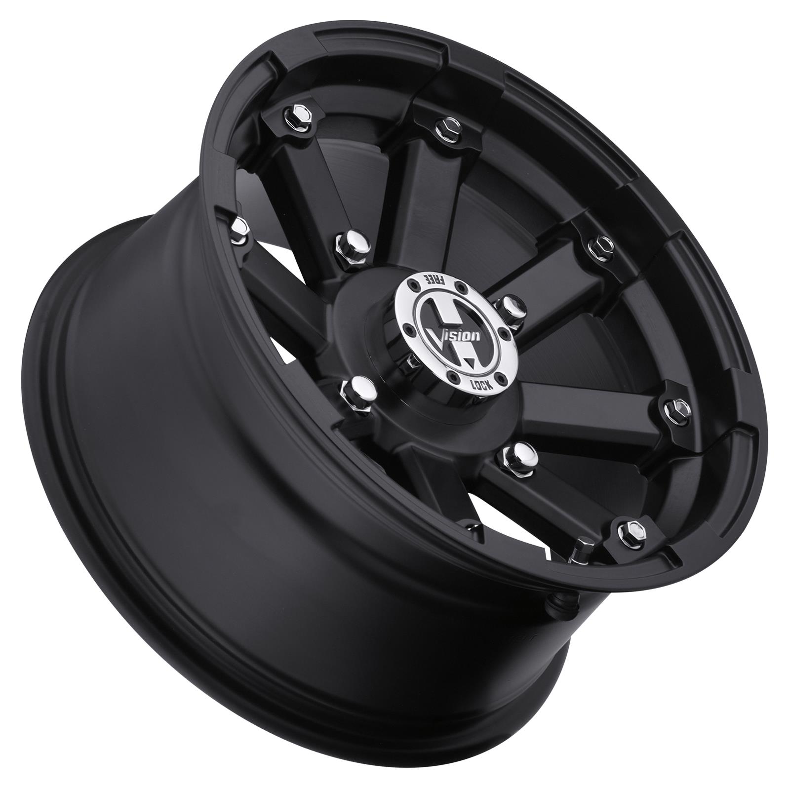 Vision Off-Road 393 Lockout Matte Black Wheels | Summit Racing