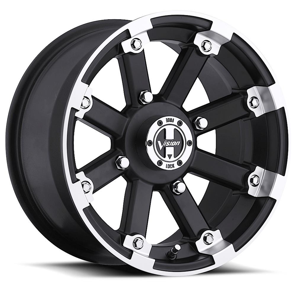 Vision Wheel 393-12744MBML4 Vision Off-Road 393 Lockout Matte