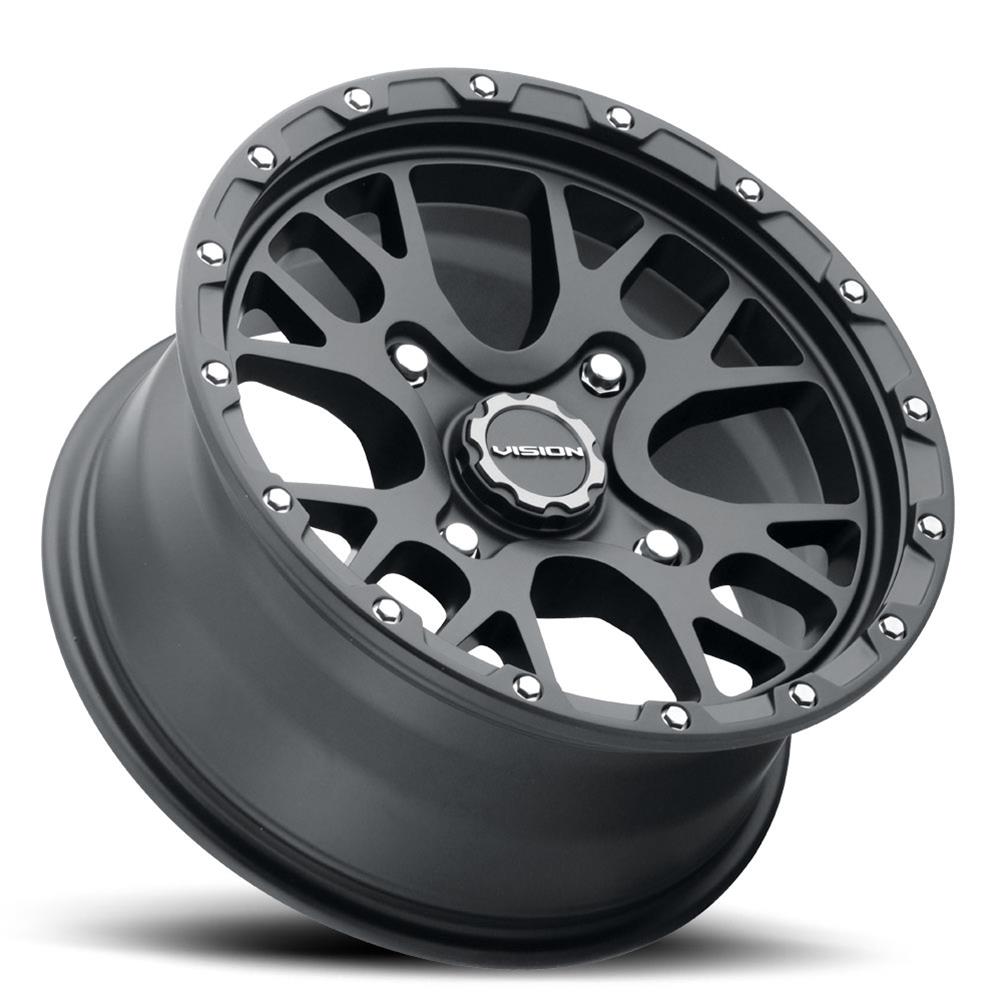 Vision Wheel 545-157156SB44 Vision UTV 545 Rocker Series Satin Black ...