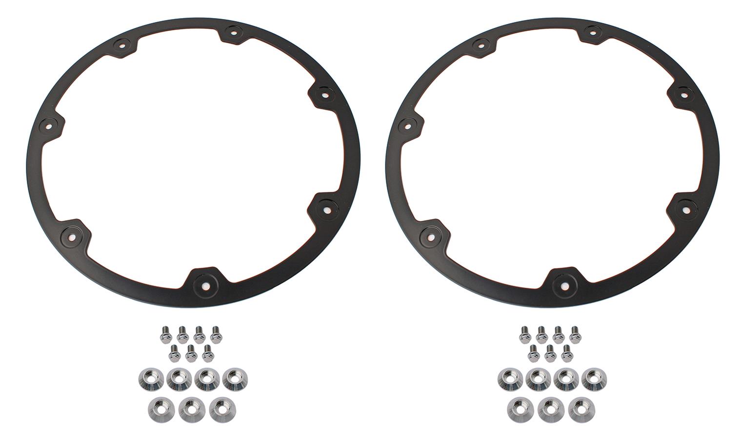 Vision Wheel 416BOR17SBSSKIT Vision Wheel Trim Rings Summit Racing