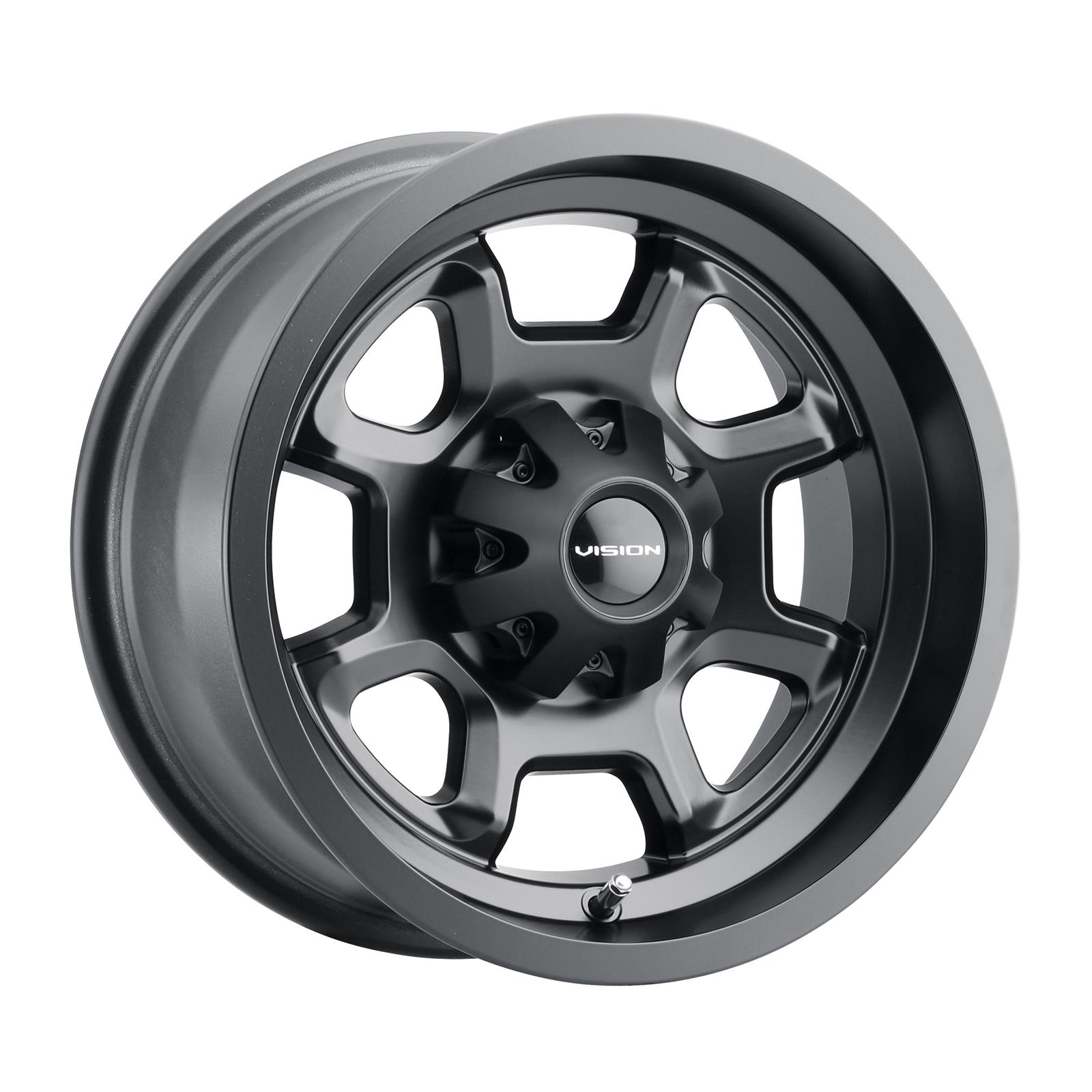 Vision Wheel 415-157110MB5.5 Vision UTV 415 Bomb Matte Black Wheels ...