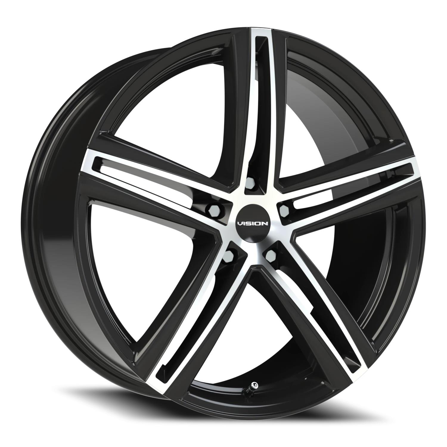 G905367　24型　visole Vision Wheel 640-5649GBMF38 Vision Wheel 640 Nitrous Gloss Black