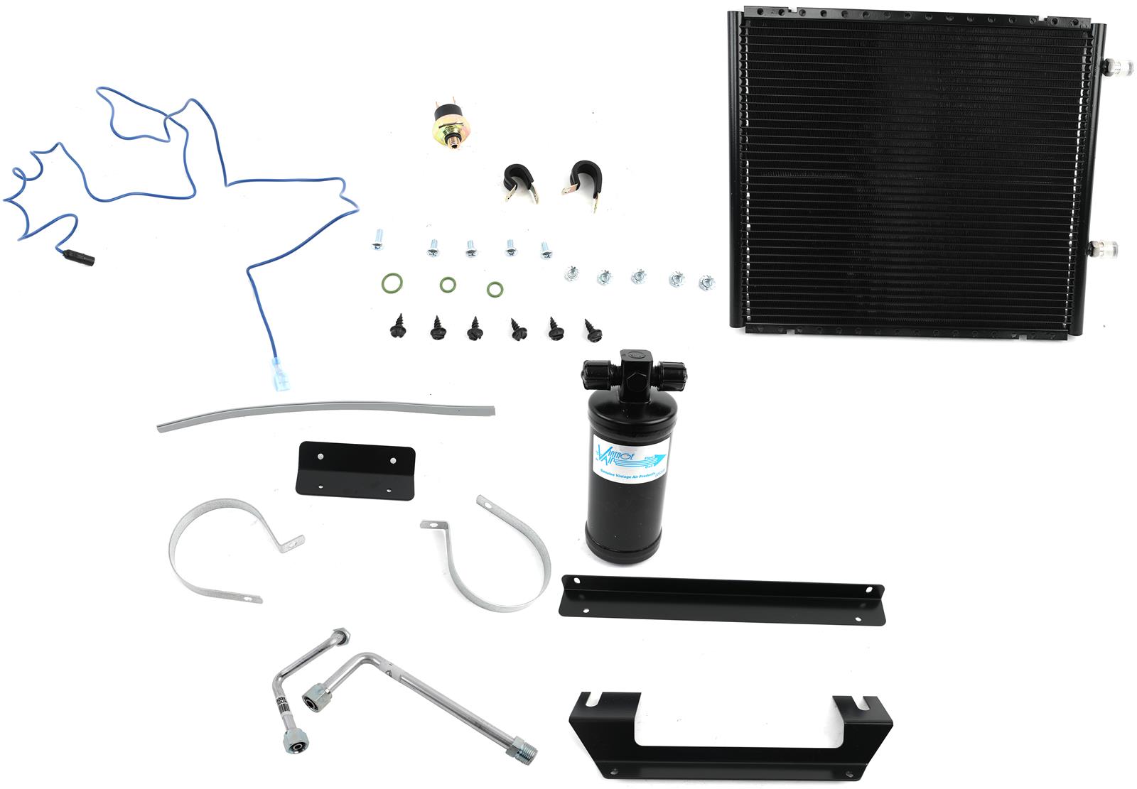 Vintage Air SureFit Condenser Kits for 1966-1977 BRONCO - 12001 Conditioning Condenser, Aluminum, Ford, Each