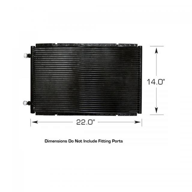 Vintage Air 03262-VUC Vintage Air SuperFlow Horizontal Condensers