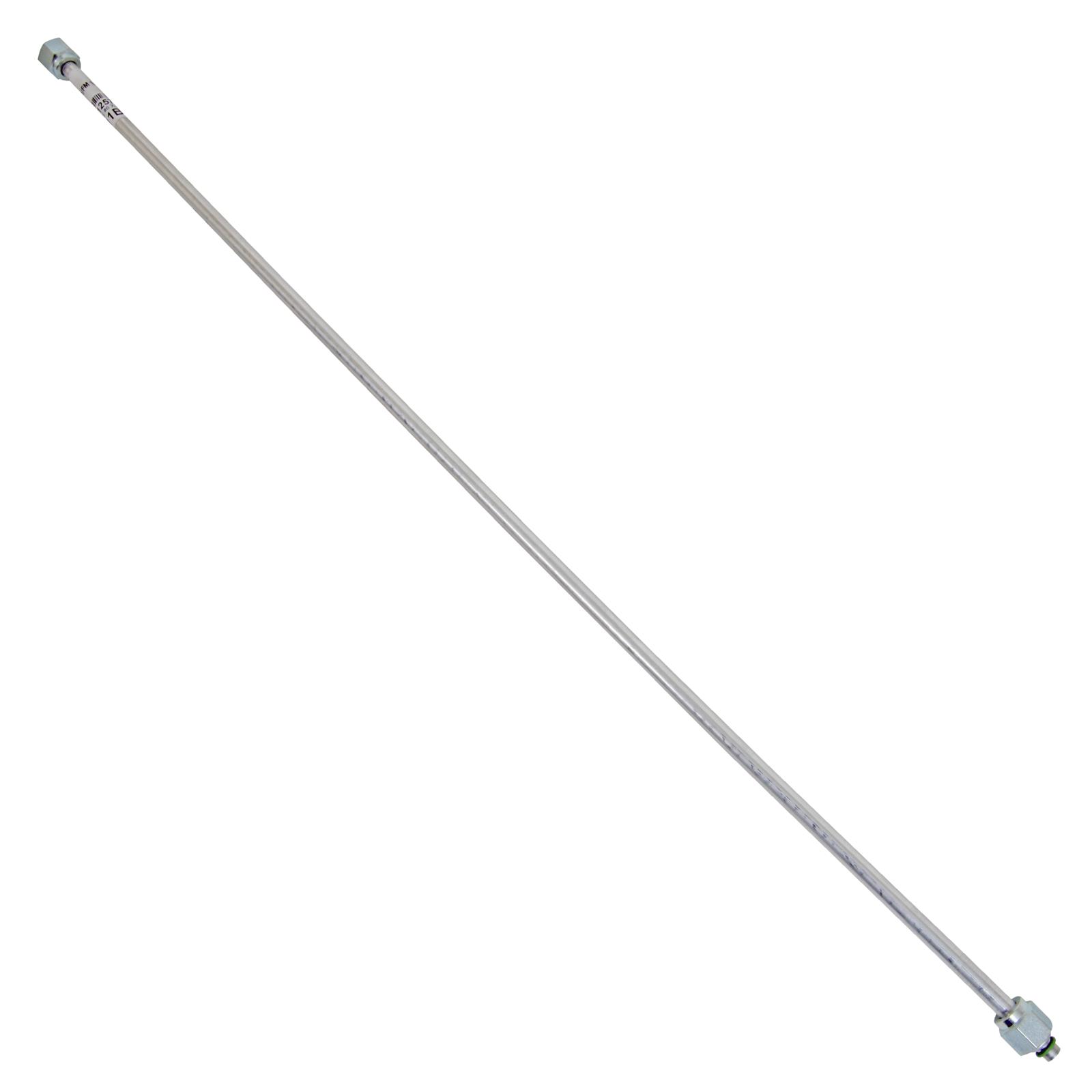 Vintage Air U-Bend-Em Refrigerant Lines 125744 Line, U-Bend-Em, Aluminum, Natural, 30 in. Length, -6 AN Female O-ring Fittings, Each