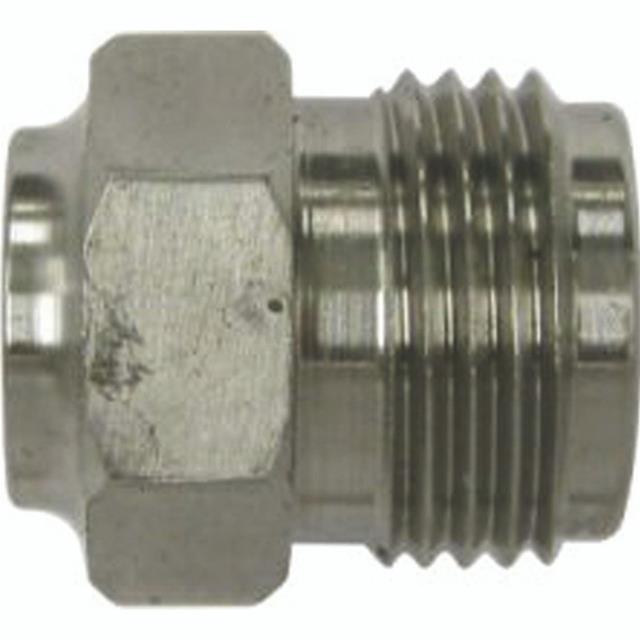 Vintage Air Stainless Hardline Parts 36154-MPA Conditioning O-Ring Nut, Steel, Weld-On, Male #6, Each thumbnail 3