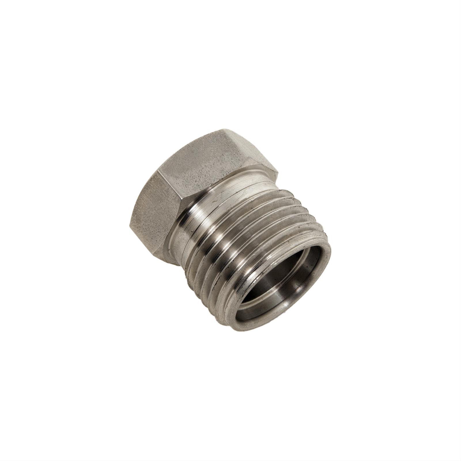 Vintage Air Stainless Hardline Parts 36356-MPA Conditioning O-Ring Nut, Steel, Weld-On, Male #10, Each