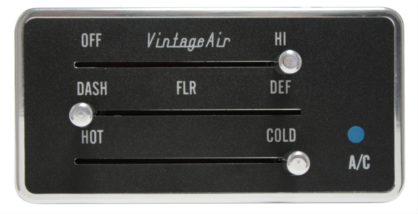 Vintage Air 491230 Vintage Air 3Lever Gen IV ProLine Rectangular