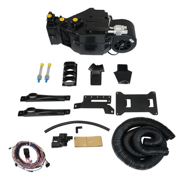 Vintage Air Gen-V Magnum Universal Climate Control Systems 675100 Conditioning Evaporator Core, Magnum, 4 Duct Outlets, Duct Hose, Evaporator, Plastic, Black, 2.50 in. Hose Diameter, Kit thumbnail 2