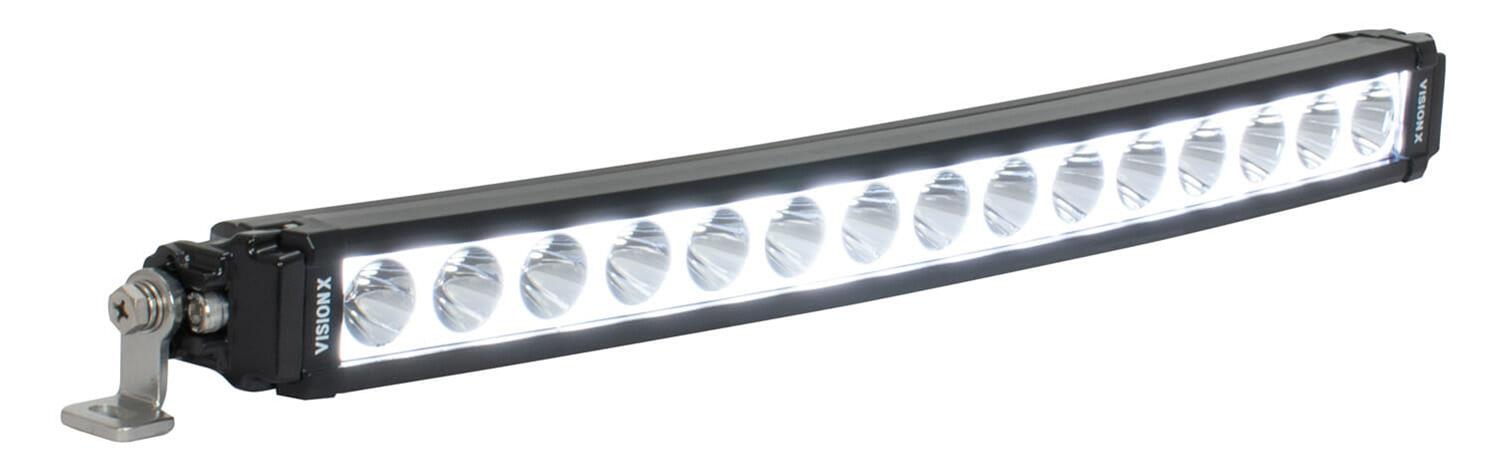Vision X XPL Curved Halo Series 5,618 Lumens 20 Inch LED Light Bar 2520717 Auxiliary Lights, Bar, 20.00 in., Rectangular, 15 White LEDs, Aluminum Housing, Black, 75 Watts, Lumens, Each