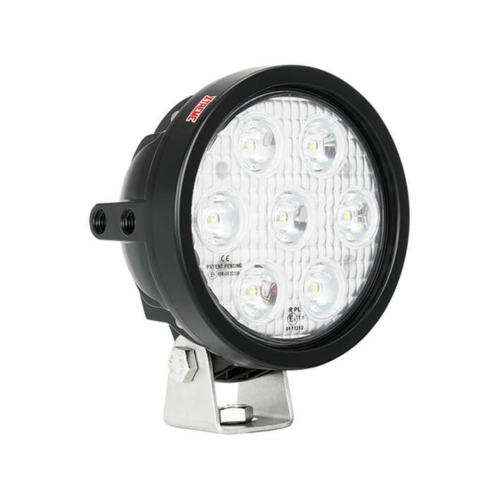 Vision X Utility Market Xtreme Series LED Lights 4004719 Auxiliary 4" ROUND UTILITY MARKET XTREME BLACK 7 5W LED'S 10° NARROW