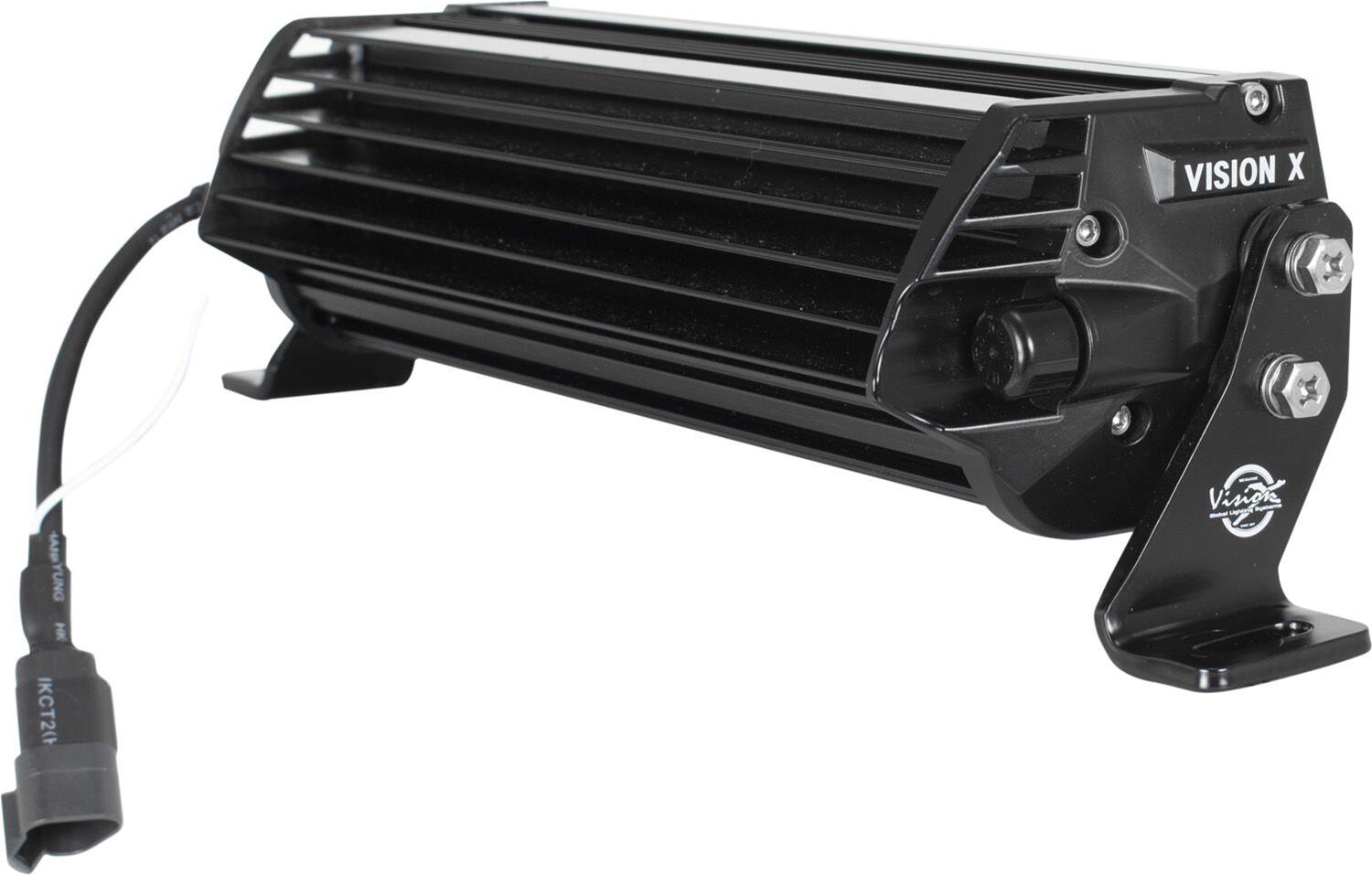 Vision X Shocker Series 3,550/6,420 Lumens 12 Inch LED Light Bar 9929705 Bar, Dual Mode, 12.00 in., Rectangular, 6 White/Amber LEDs, Aluminum Housing, Black, 70.0/60.0 Watts, Lumens, Each thumbnail 2