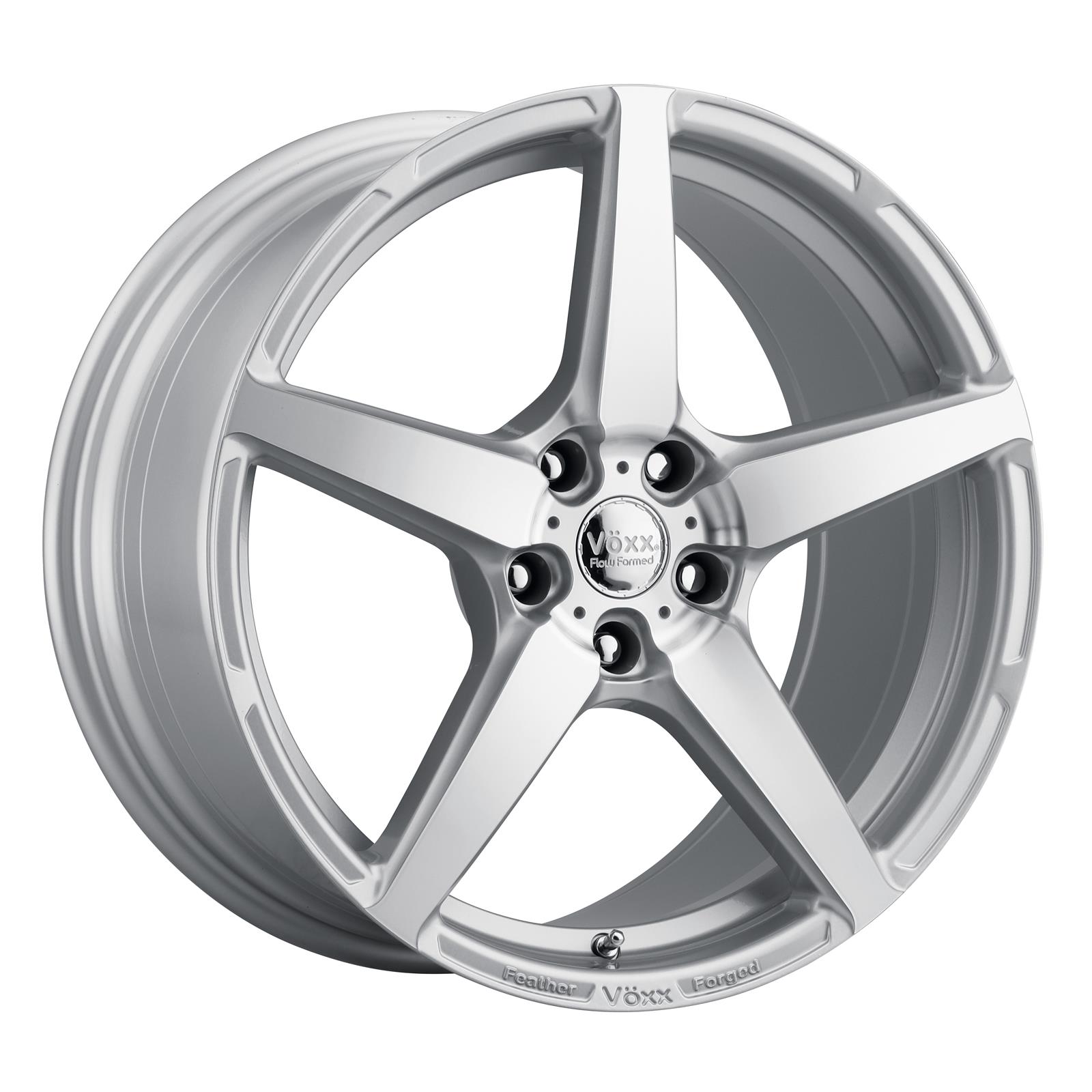 Voxx Wheel MOD 885-5114-35 SMF Voxx Modena Matte Silver Wheels with ...