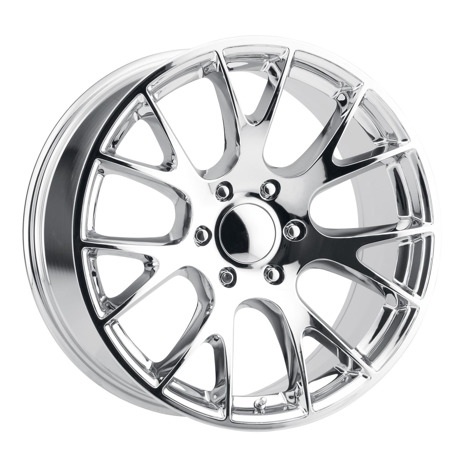 Voxx Wheel CAT 229-6139-24 C Voxx Replica Hellcat Chrome Wheels