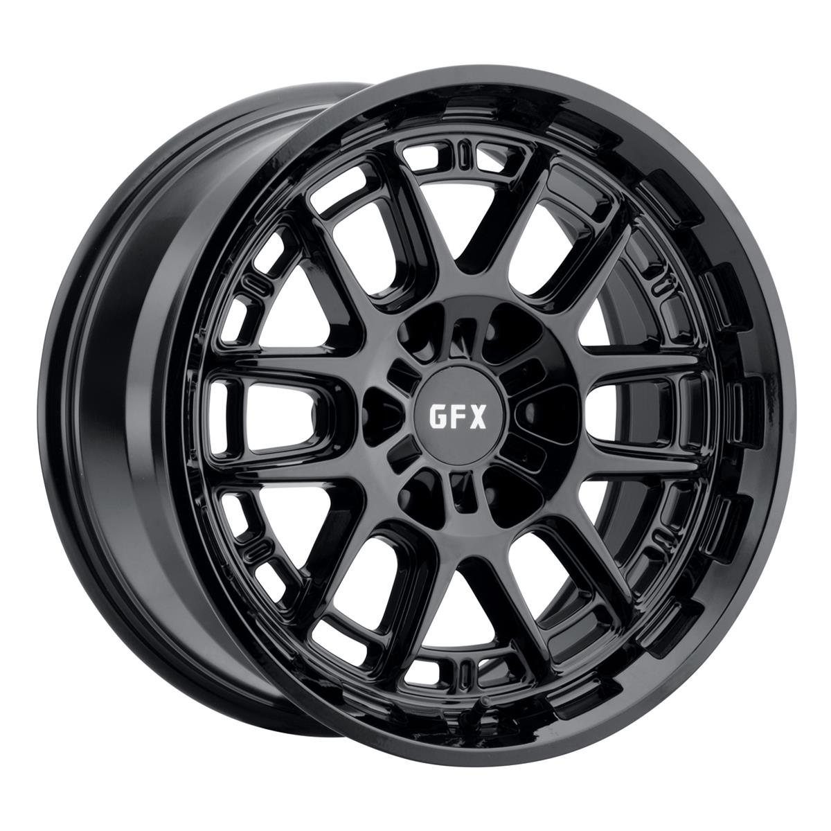 Voxx Wheel T34 790-6139-20 GB Voxx G-FX TR34 Gloss Black Wheels