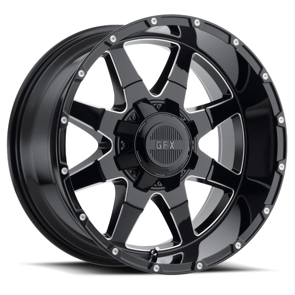 Voxx Wheel T12 890816512 GBM Voxx GFX TR12 Gloss Black Wheels with