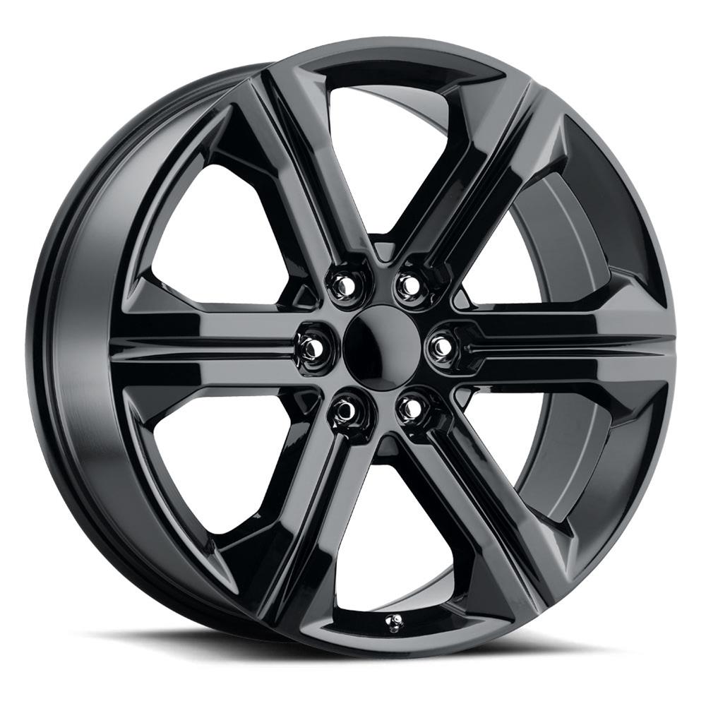 Voxx Wheel DN3 229-6139-24 GB Voxx Replica Denali 3 Gloss Black Wheels ...