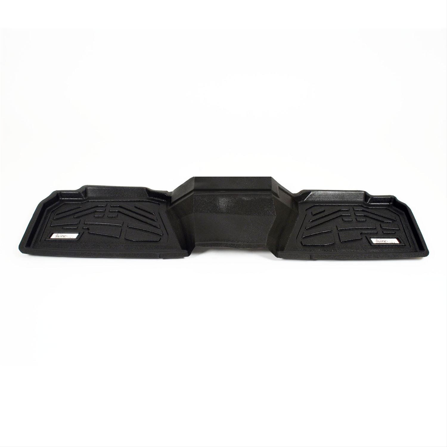Westin Sure-Fit Floor Liners 72-112038 Mat, Sure-Fit, Second Seat Position, Rubberized, Black, Ford, Each