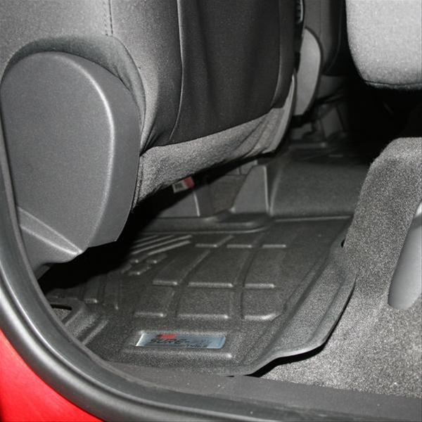 Westin Sure-Fit Floor Liners 72-113060 Mat, Sure-Fit, Rubberized, Black, Second Seat, Ford, Pair