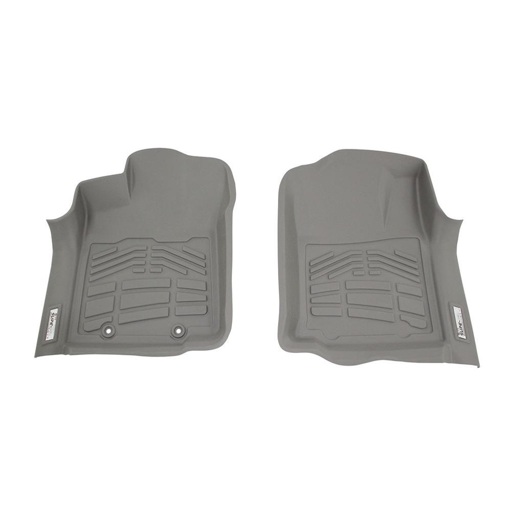 Westin Sure-Fit Floor Liners for 2007-2020 OUTLANDER, 2011-2020 OUTLANDER SPORT - 72-120076 Liners, Sure-Fit, Front Seat, Rubberized Thermoplastic, Gray, Mitsubishi, Pair