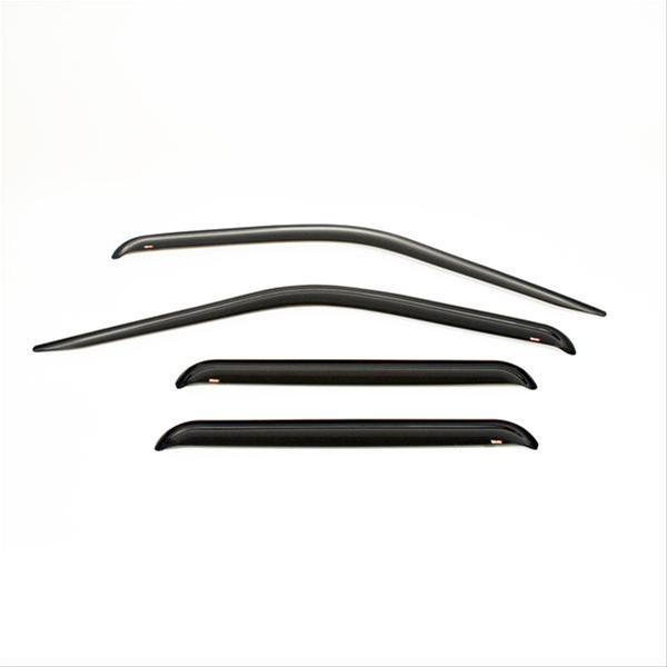 Westin Tape-On Slim Wind Deflectors 72-31484 Side Window Visors, Windguard, Front/Rear, Acrylic, Smoke, Chevy, GMC, Set of 4 thumbnail 2