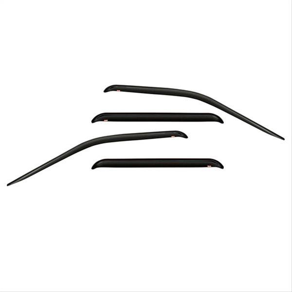 Westin Tape-On Slim Wind Deflectors 72-31486 Side Window Visors, Windguard, Front and Rear, Acrylic, Smoke, Chevy, Set of 4 thumbnail 2