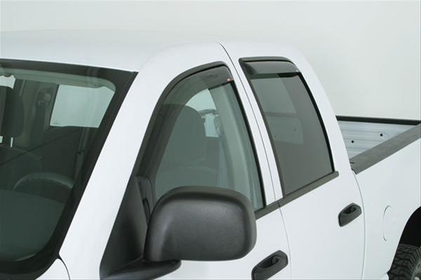 Westin 2002-2008 Dodge Ram Quad Cab (4 DR) In-Channel Wind Deflector 4pc - Smoke thumbnail 3