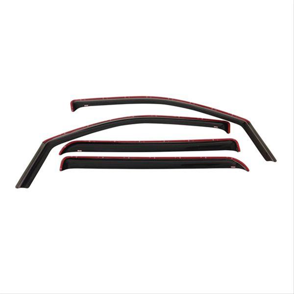 Westin 2014-2018 Chevy Silverado 1500 Crew Cab In-Channel Wind Deflector 4pc - Smoke thumbnail 3
