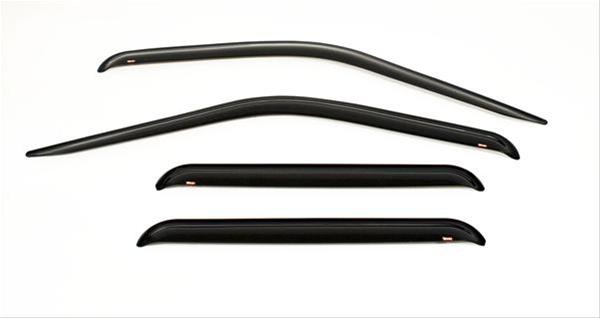 Westin Tape-On Slim Wind Deflectors 72-39448 Side Window Visors, Windguard, Front and Rear, Acrylic, Smoke, GMC, Acadia, Set of 4 thumbnail 2