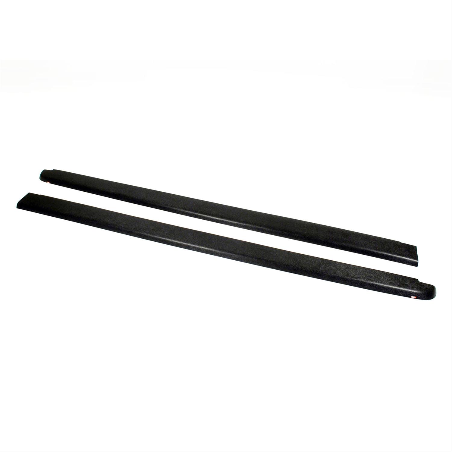 Westin Bed Rail Caps 72-40421 Caps, Smooth Style, Plastic, Black, Dodge, Pair