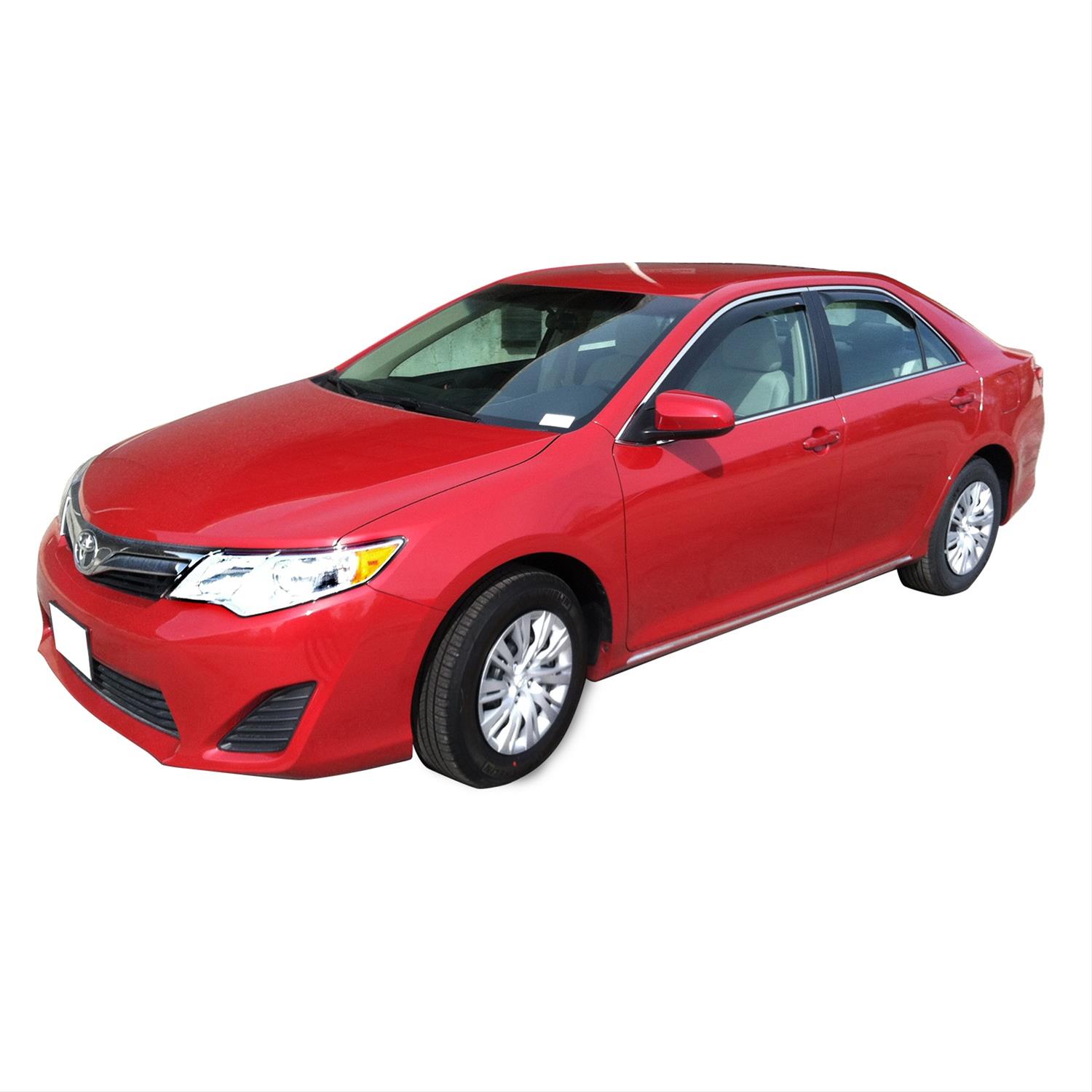 Westin In-Channel Wind Deflectors for 2012-2014 CAMRY - 72-88423 Side Window Visors, In-Channel, Front and Rear, Acrylic, Smoke, Toyota, Set of 4 thumbnail 2
