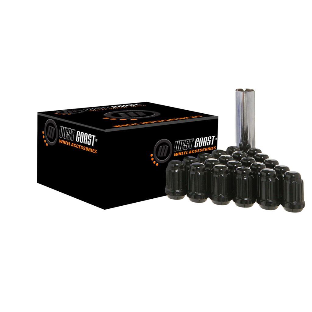 West Coast Accessories W55012SB West Coast Accessories Lug Nut