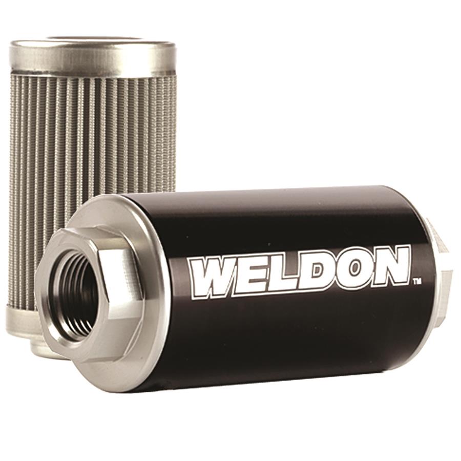 Weldon Pump LLC WEQ1210SSN Weldon Billet Fuel Filters Summit Racing