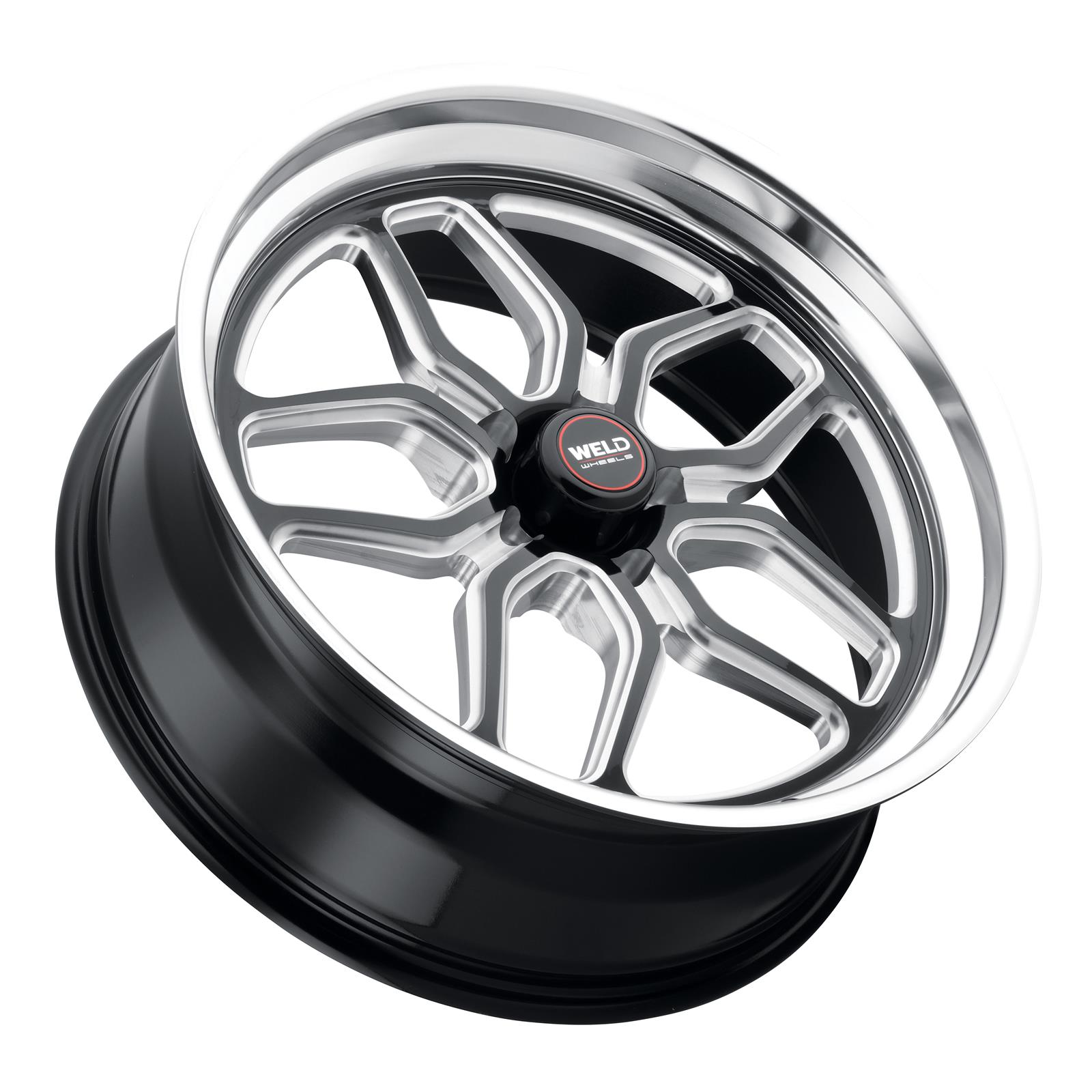 Weld S107 22X8.5 Laguna 5X127 ET06 BS5.00 Gloss Black MIL Dia 78.1 thumbnail 2