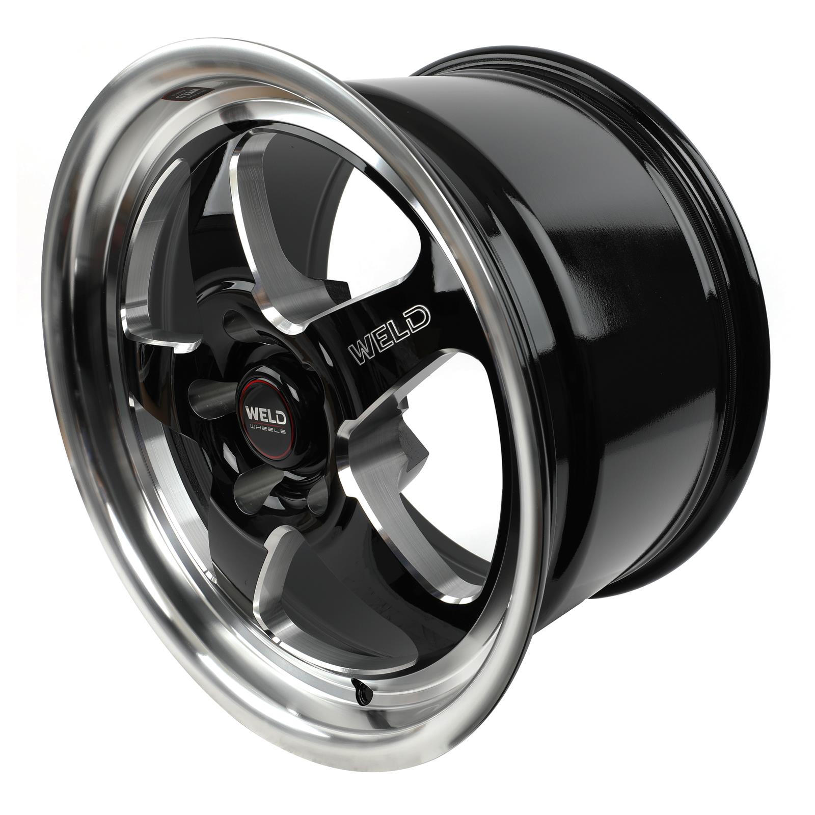 Weld Performance Ventura Drag Gloss Black Wheels | Summit Racing