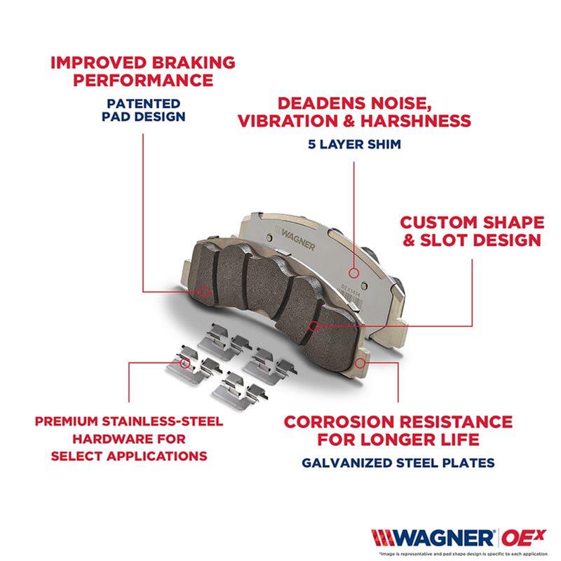 Wagner Brakes OEX1194 Wagner OEx Brake Pads Summit Racing