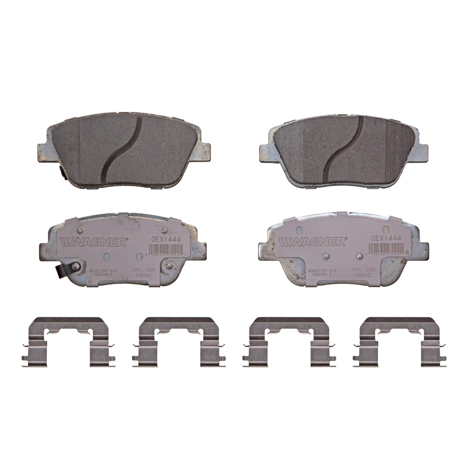 Pastiglie Freno A Disco Wagner OEX1422 – Ceramiche Low-Copper, Design A Slot Per Prestazioni Ottimali - 2