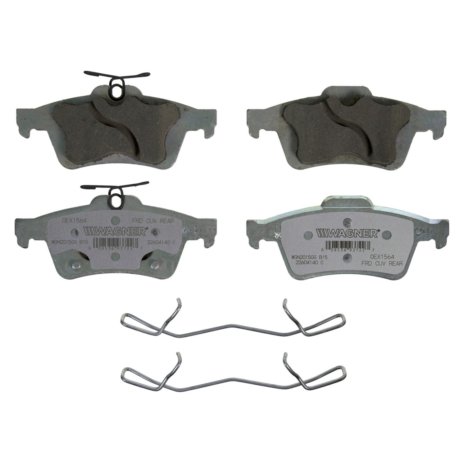 Wagner QuickStop ZX1418 Semi-Metallic Disc Brake Pad Set