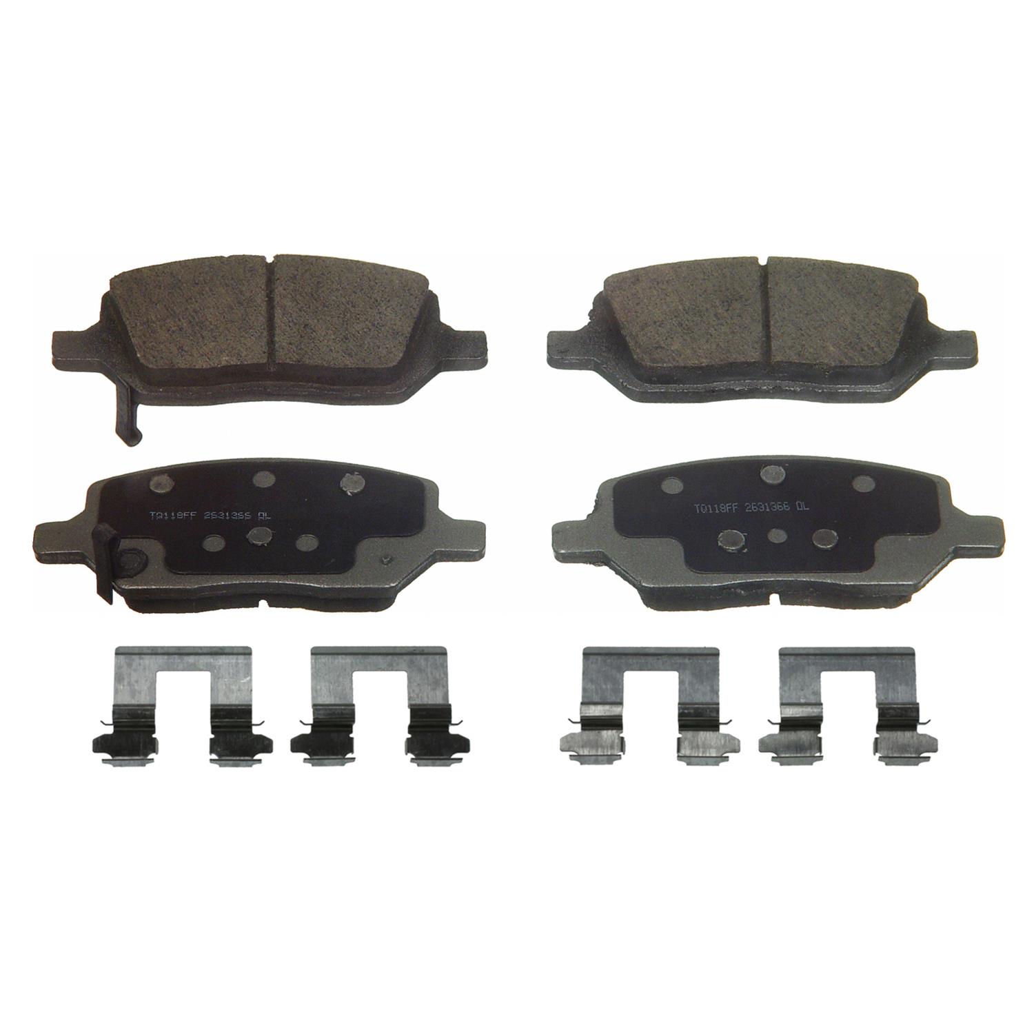 Wagner QC1679 ThermoQuiet Rear Brake Pads 