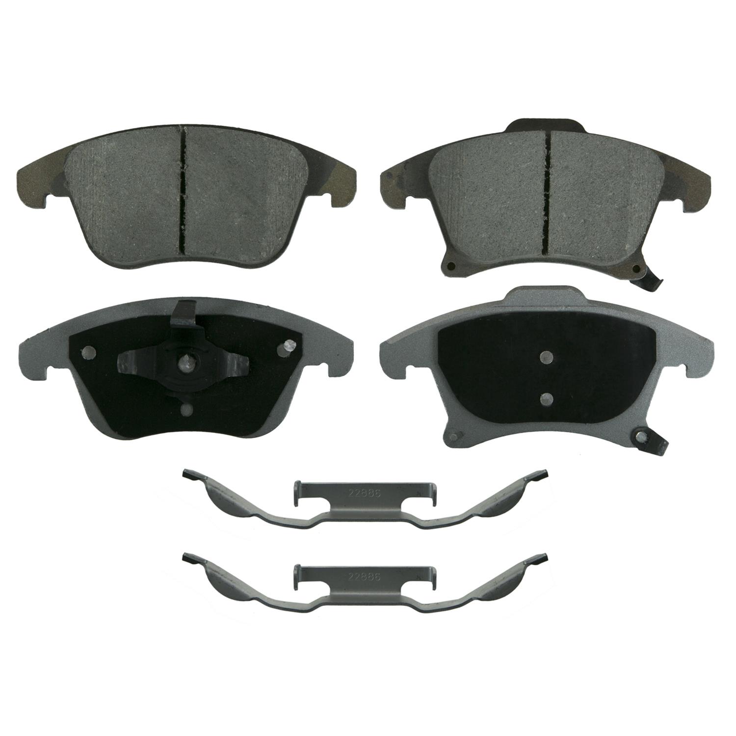 Wagner Brakes QC1653 Wagner ThermoQuiet Brake Pads Summit Racing