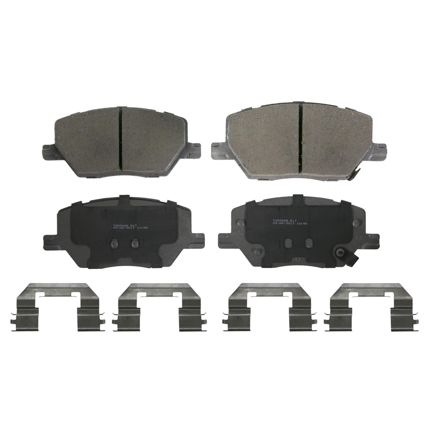 Wagner Brakes QC1811 Wagner ThermoQuiet Brake Pads Summit Racing