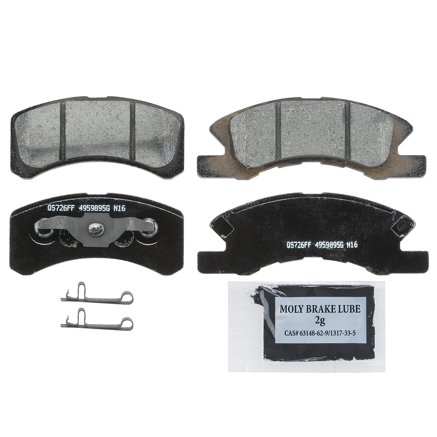 Wagner Brakes ZD1731 Wagner QuickStop Brake Pads Summit Racing