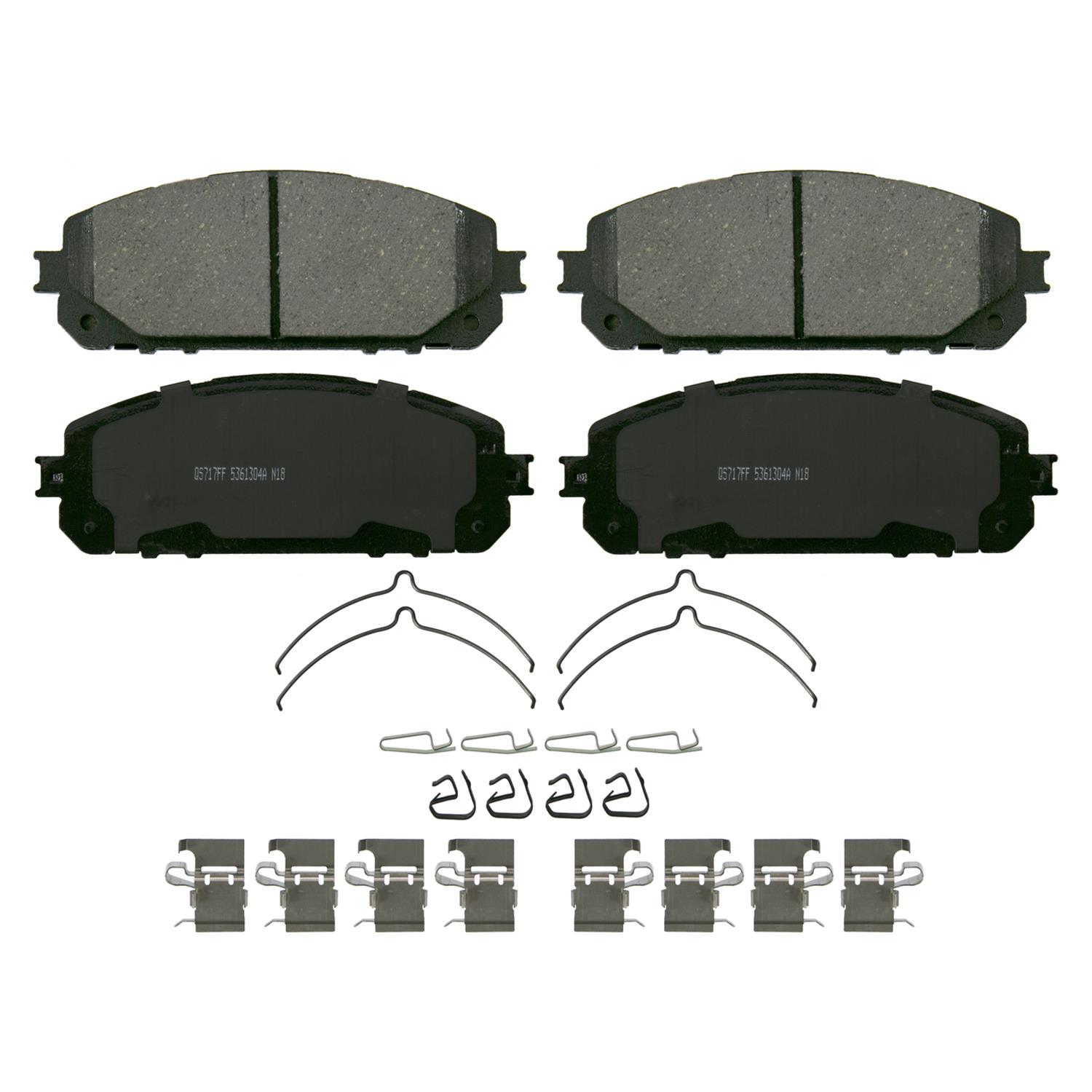Wagner Brakes ZD1843 Wagner QuickStop Brake Pads Summit Racing