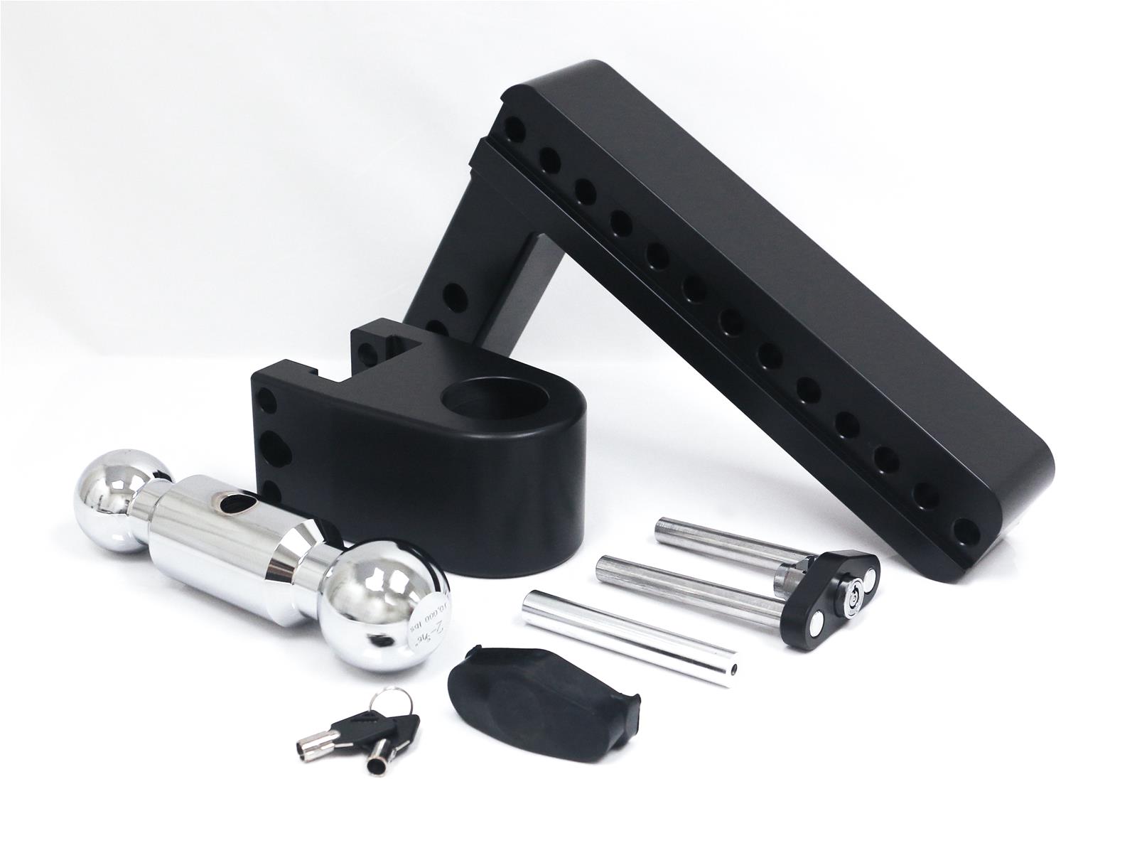 Weigh Safe 180 Hitch 10in Drop Hitch & 2in Shank (10K/12.5K GTWR) w/WS05 - Black Cerakote