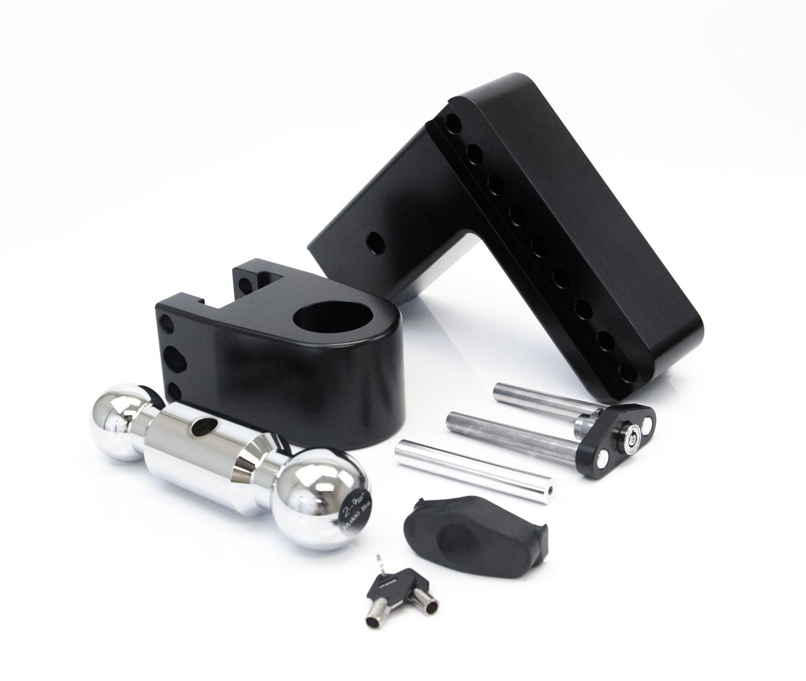 Weigh Safe 180 Hitch 6in Drop Hitch & 3in Shank (10K/21K GTWR) w/WS05 - Black Cerakote thumbnail 2
