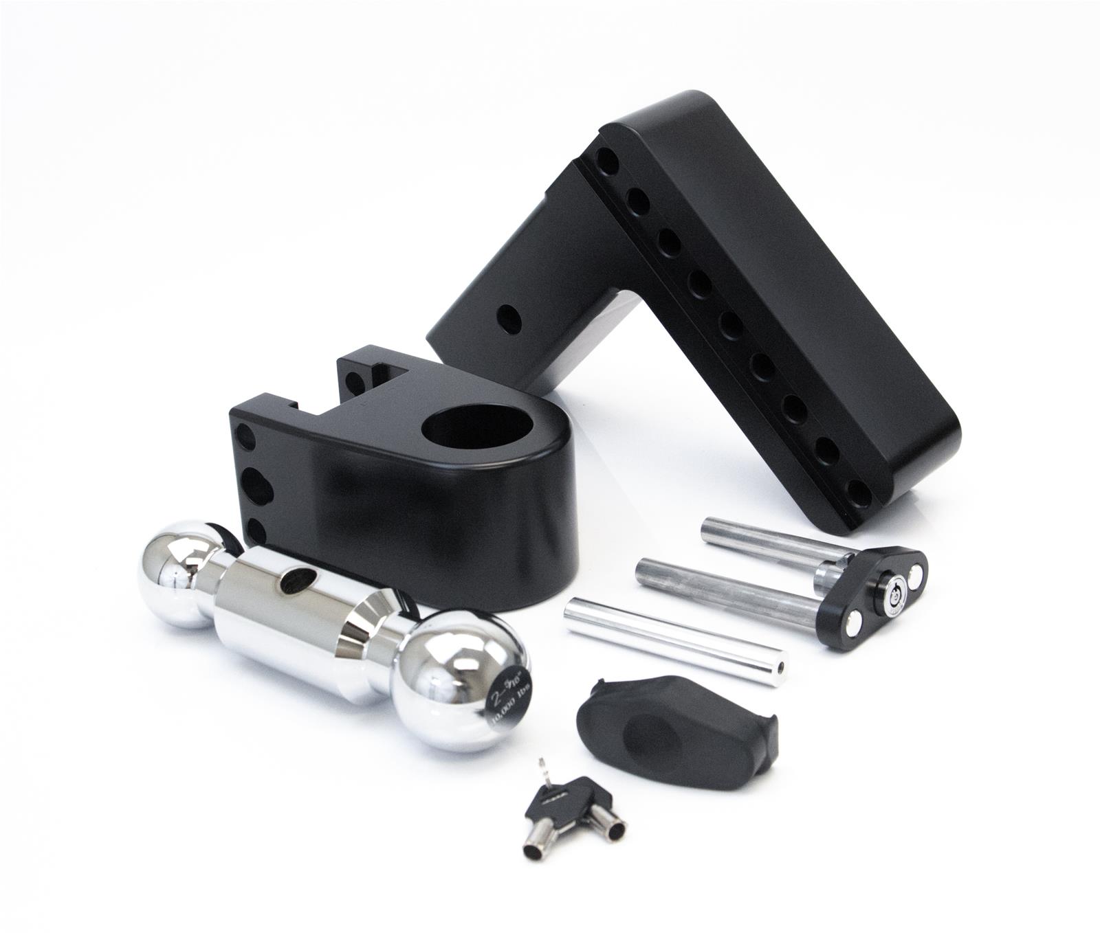 Weigh Safe 180 Hitch 6in Drop Hitch & 2.5in Shank (10K/18.5K GTWR) w/WS05 - Black Cerakote thumbnail 2