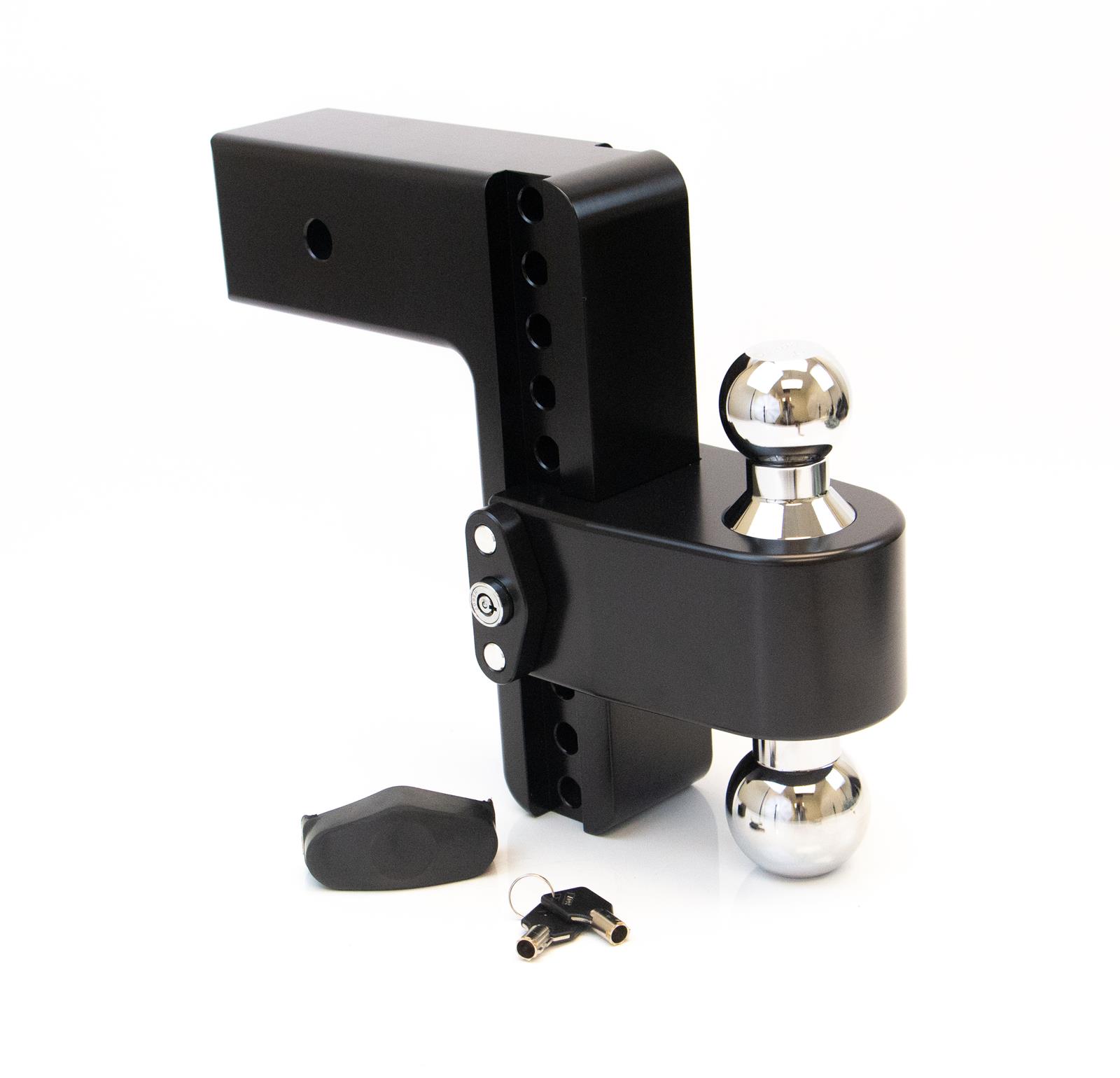 Weigh Safe 180 Hitch 8in Drop Hitch & 3in Shank (10K/21K GTWR) w/WS05 - Black Cerakote