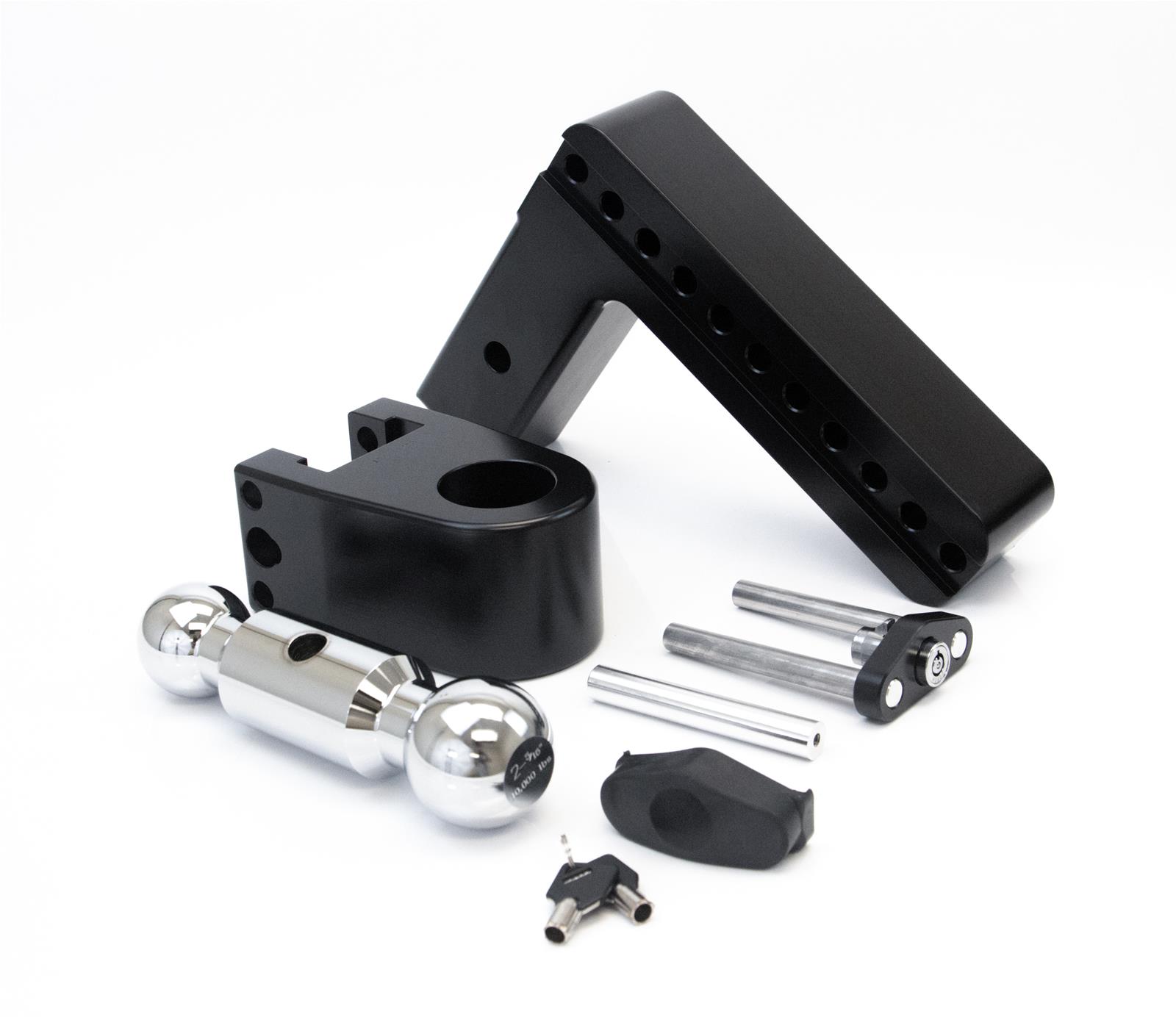 Weigh Safe 180 Hitch 8in Drop Hitch & 2.5in Shank (10K/18.5K GTWR) w/WS05 - Black Cerakote thumbnail 2